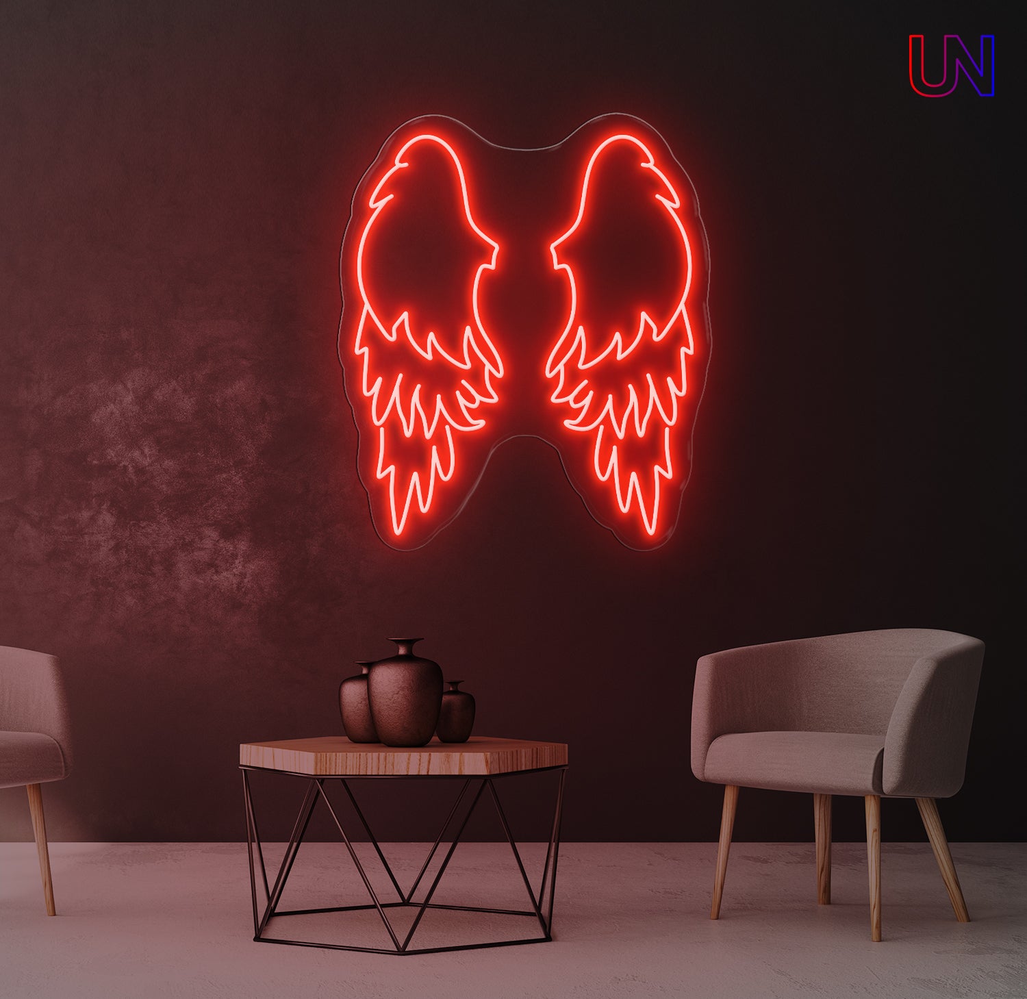 Angel Wing Custom Neon Sign