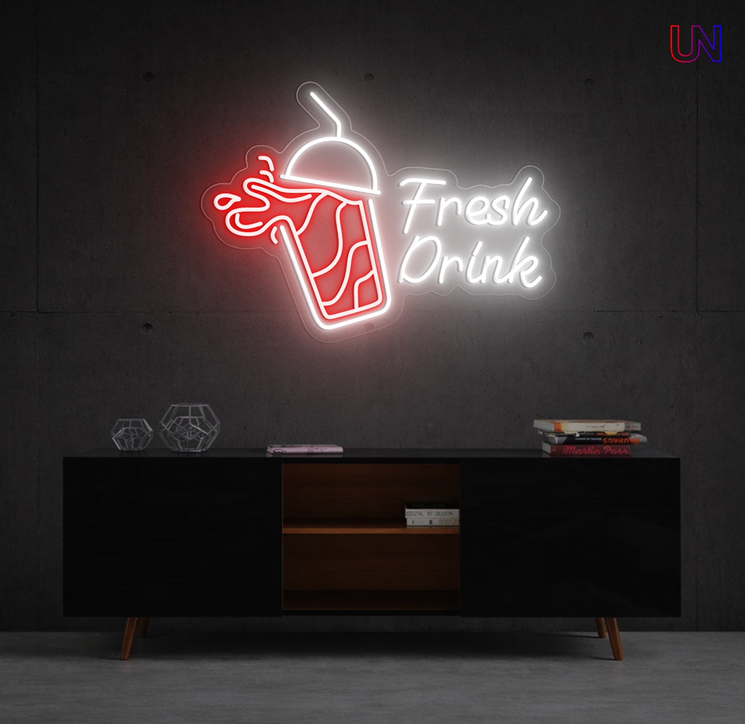Fresh Drink Custom Neon Sign