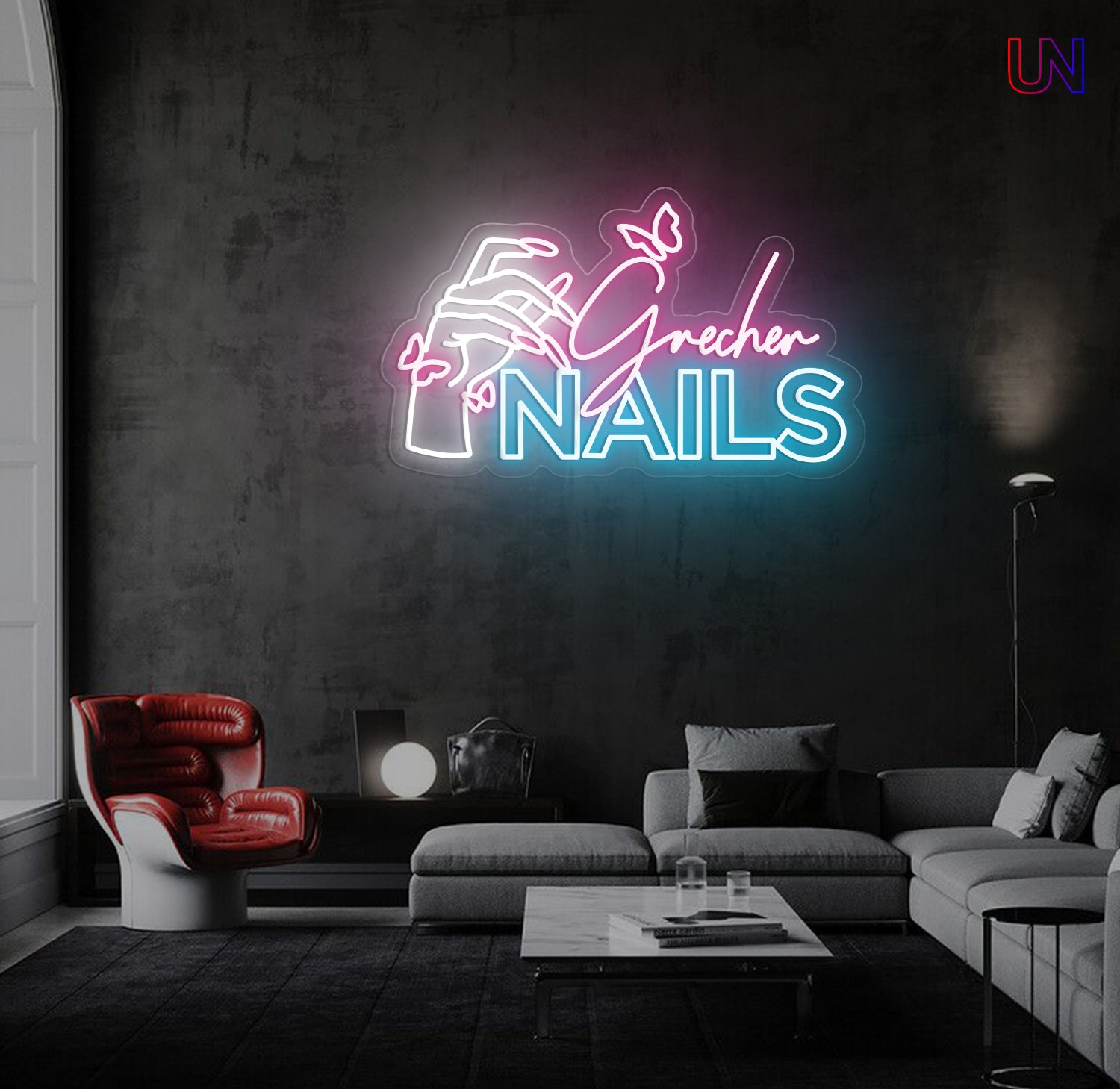 Grecher Nails Custom Neon Sign