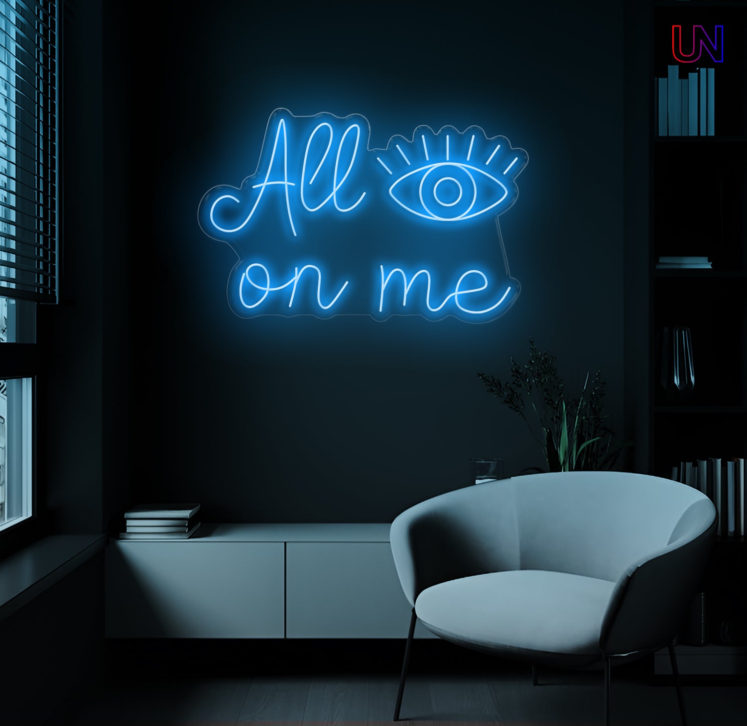 All On Me Custom Neon Sign –Eye-Catching neon Art for Bold Spaces