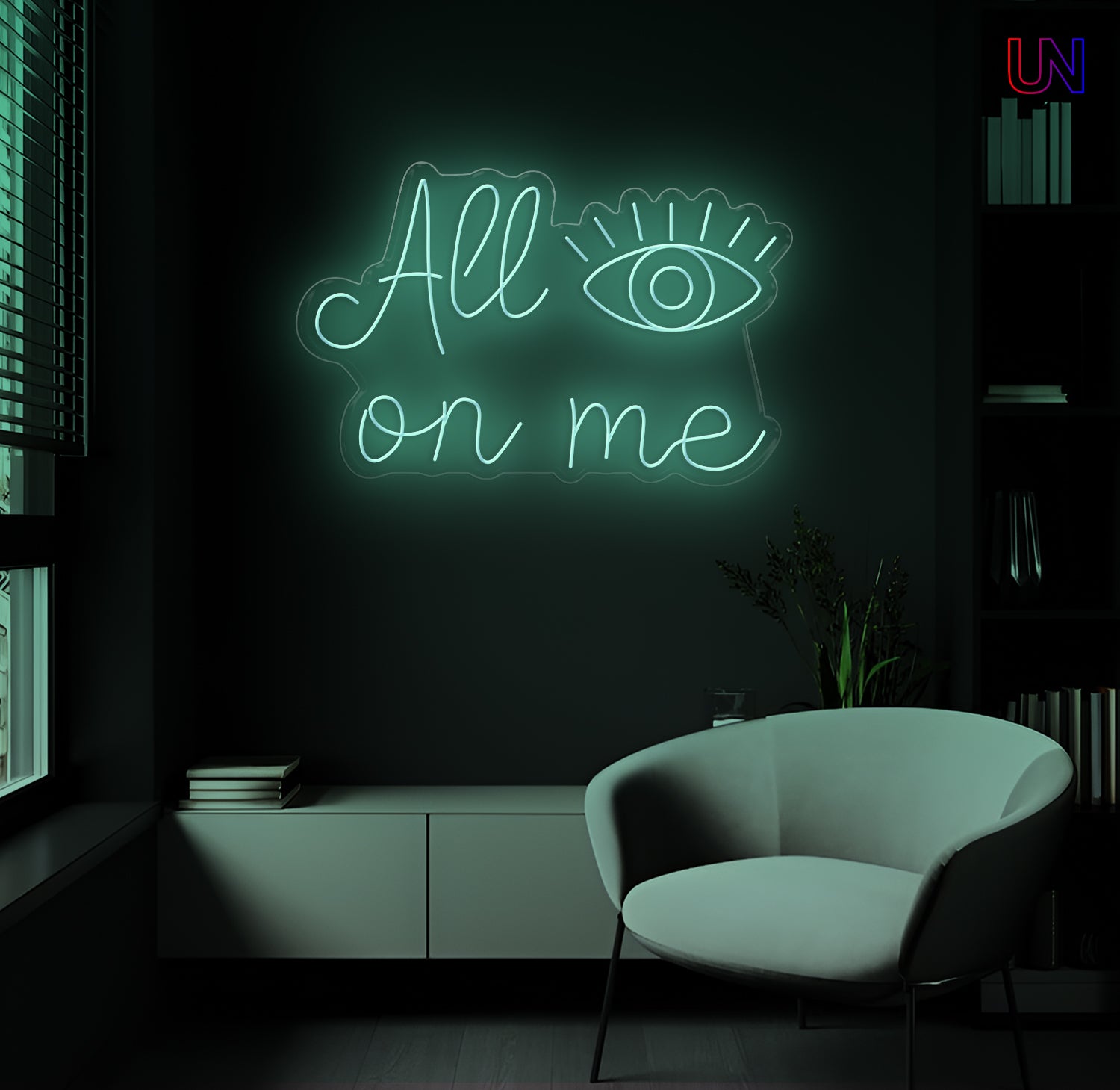 All On Me Custom Neon Sign –Eye-Catching neon Art for Bold Spaces