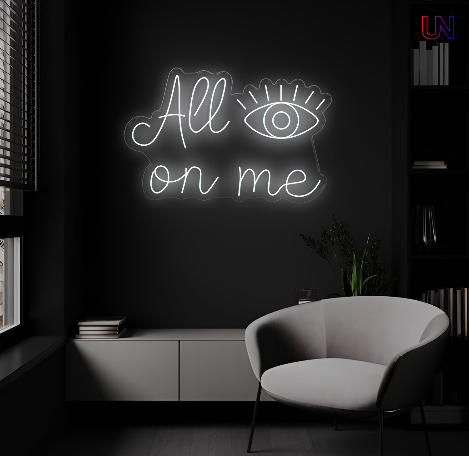 All On Me Custom Neon Sign –Eye-Catching neon Art for Bold Spaces
