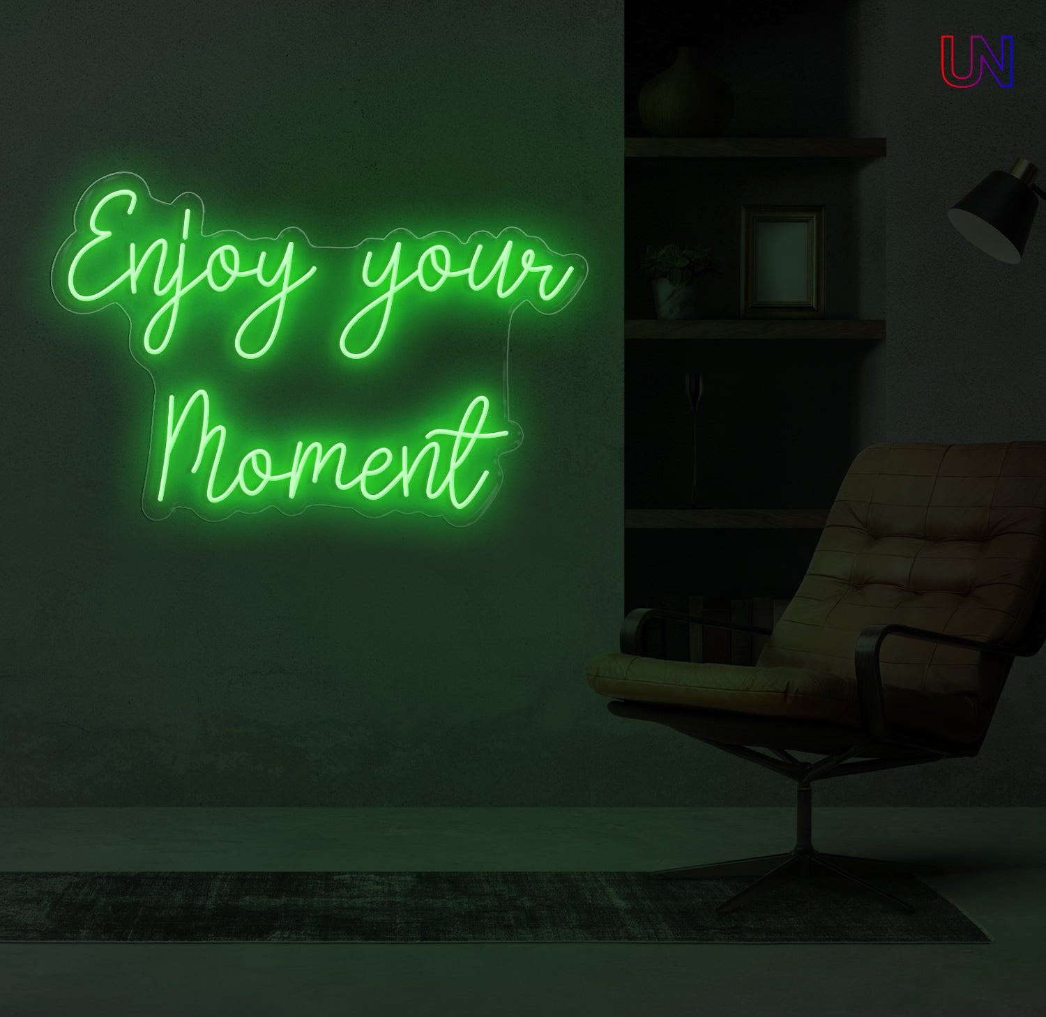 Enjoy Your Moment Neon Sign for Living Spaces