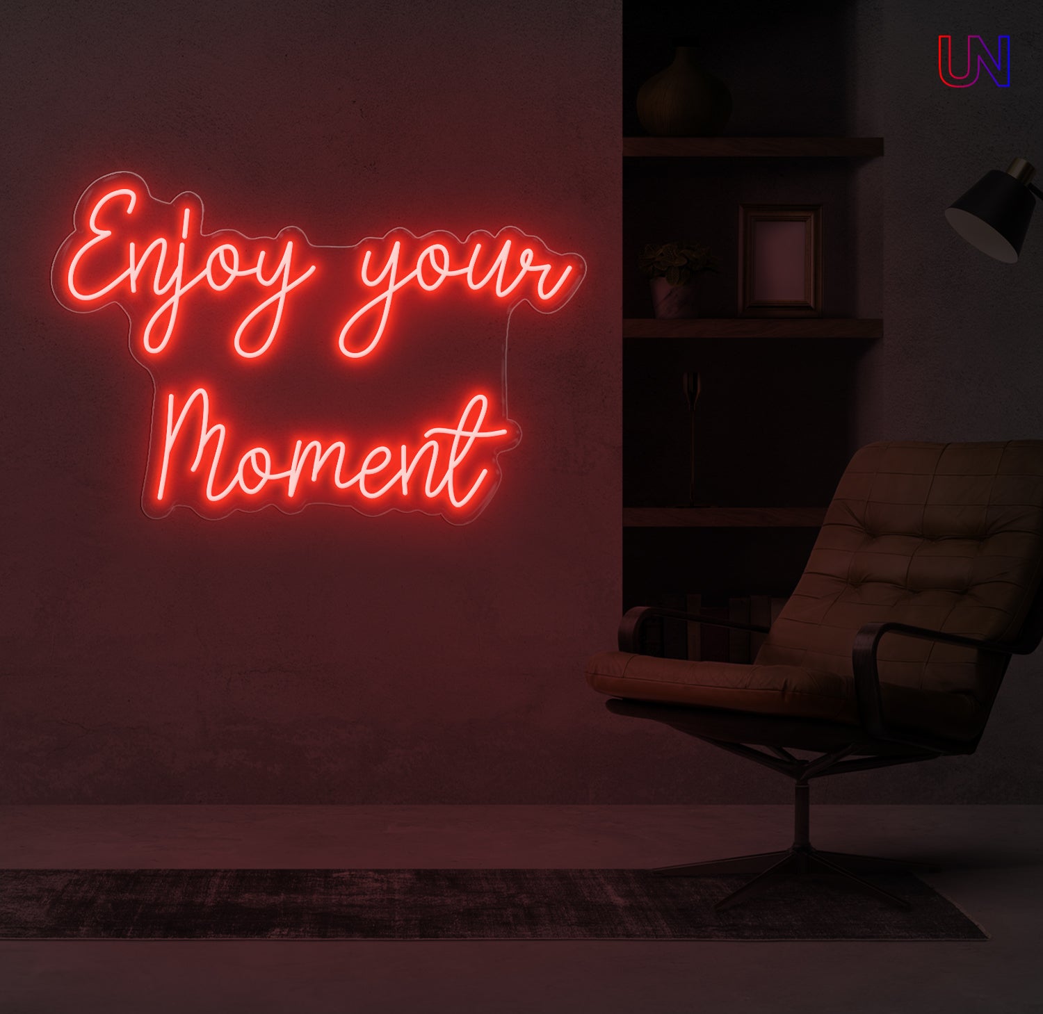 Enjoy Your Moment Neon Sign for Living Spaces