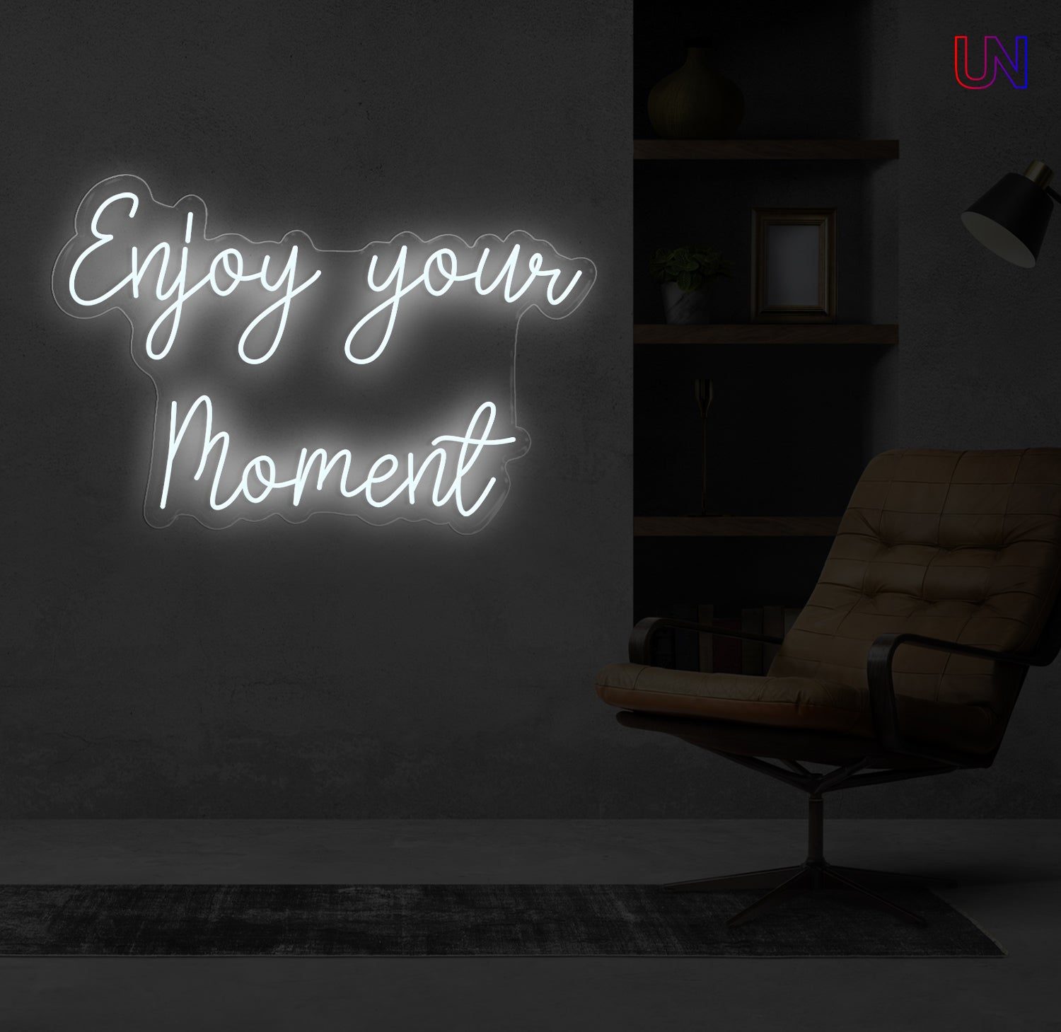 Enjoy Your Moment Neon Sign for Living Spaces