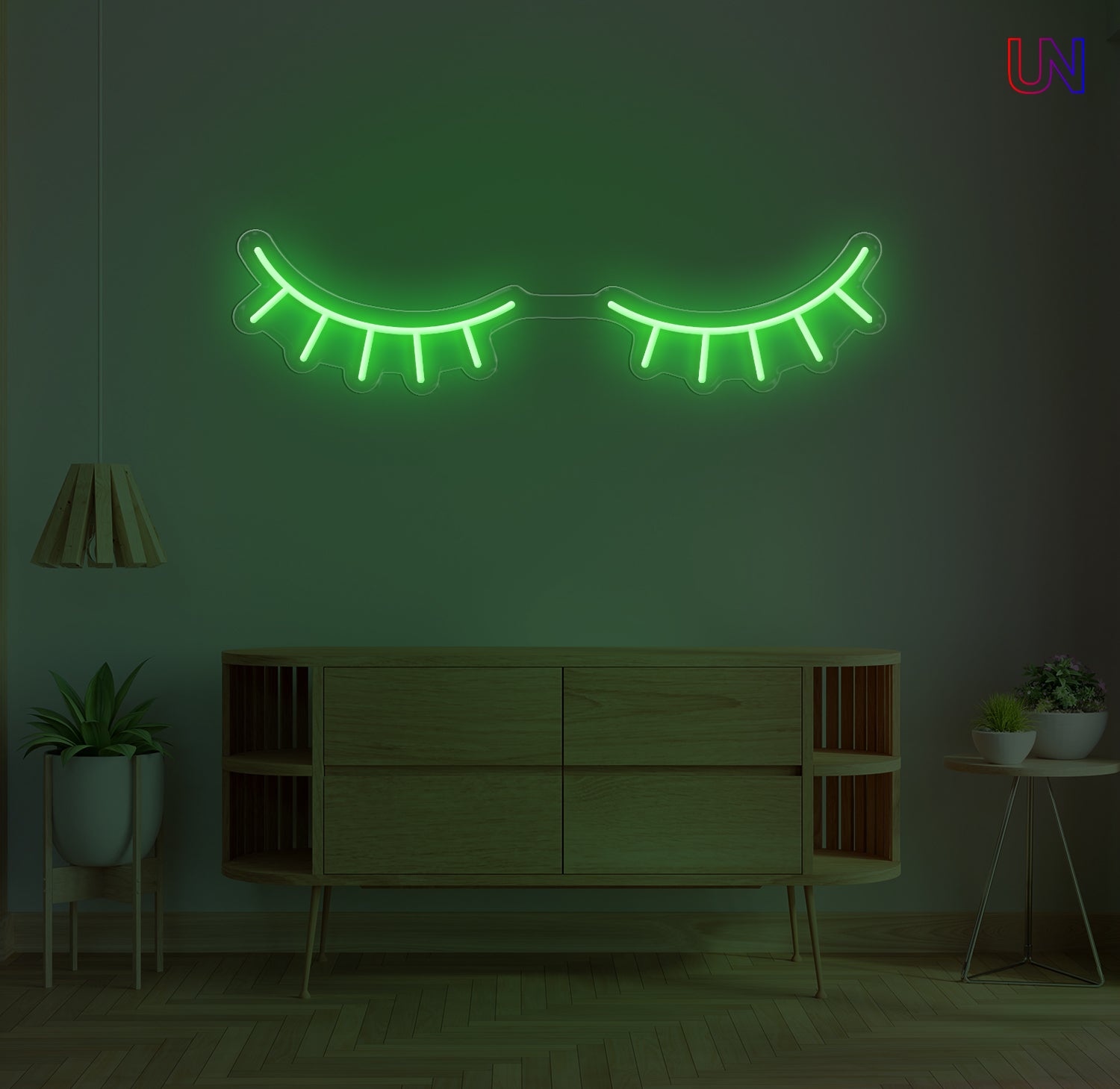 Eyelashes Neon Sign for Lash Studios, Salons & Beauty Spaces