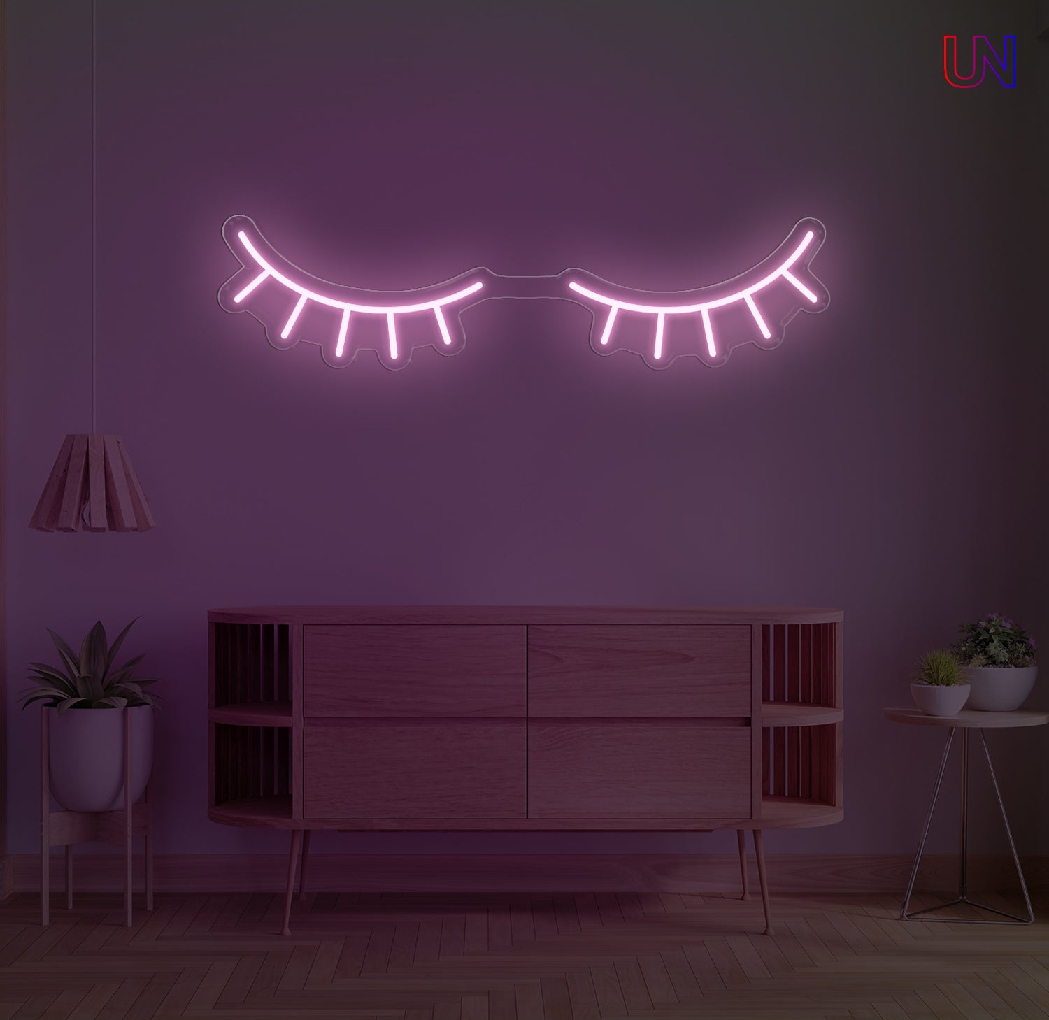 Eyelashes Neon Sign for Lash Studios, Salons & Beauty Spaces