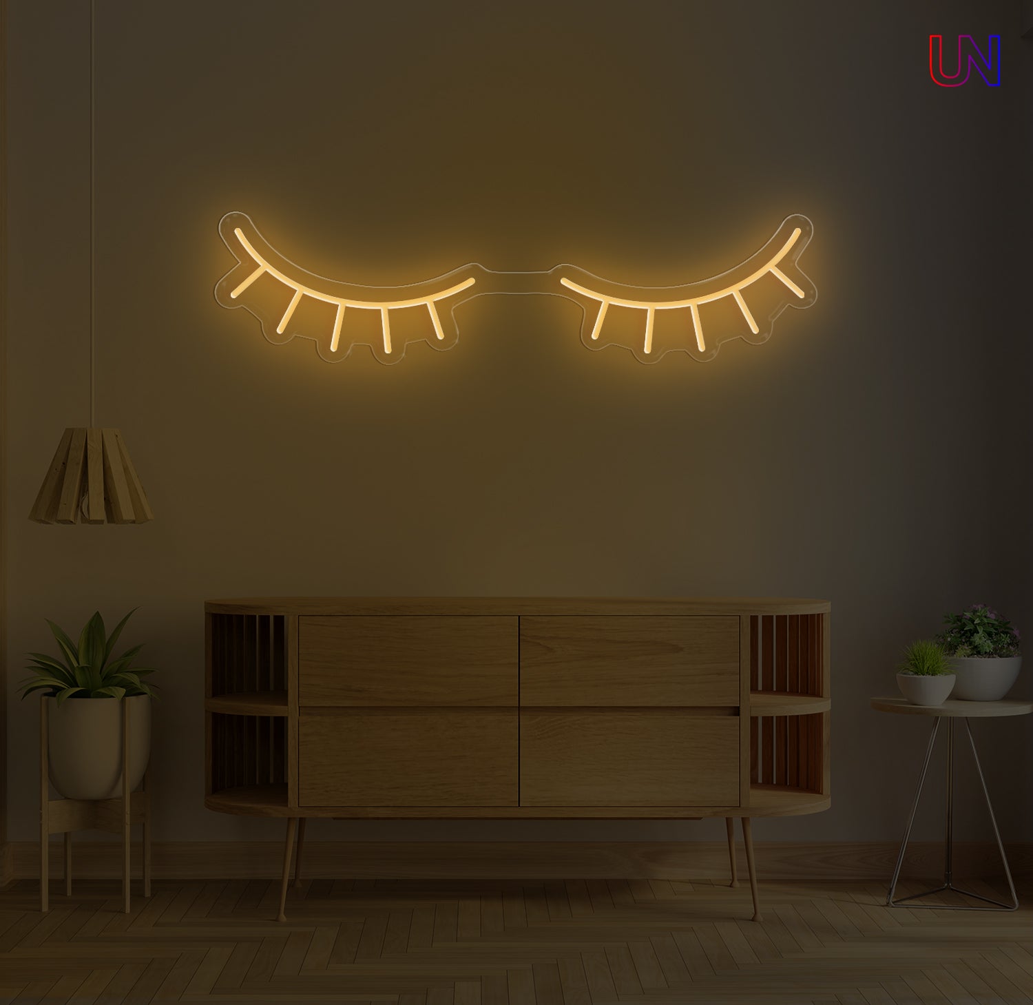 Eyelashes Neon Sign for Lash Studios, Salons & Beauty Spaces