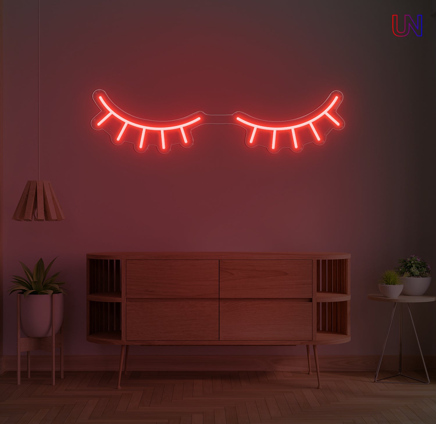Eyelashes Neon Sign for Lash Studios, Salons & Beauty Spaces
