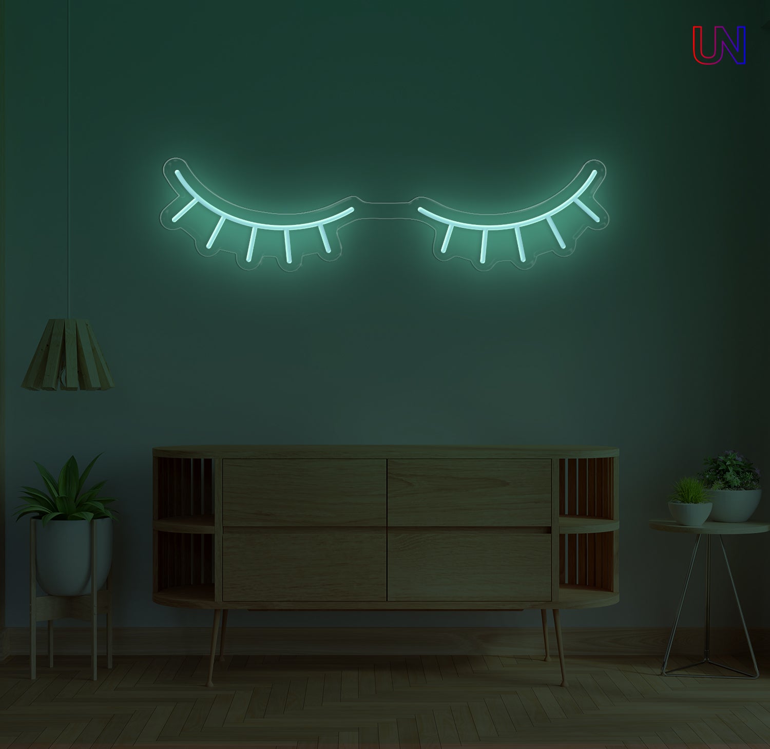 Eyelashes Neon Sign for Lash Studios, Salons & Beauty Spaces
