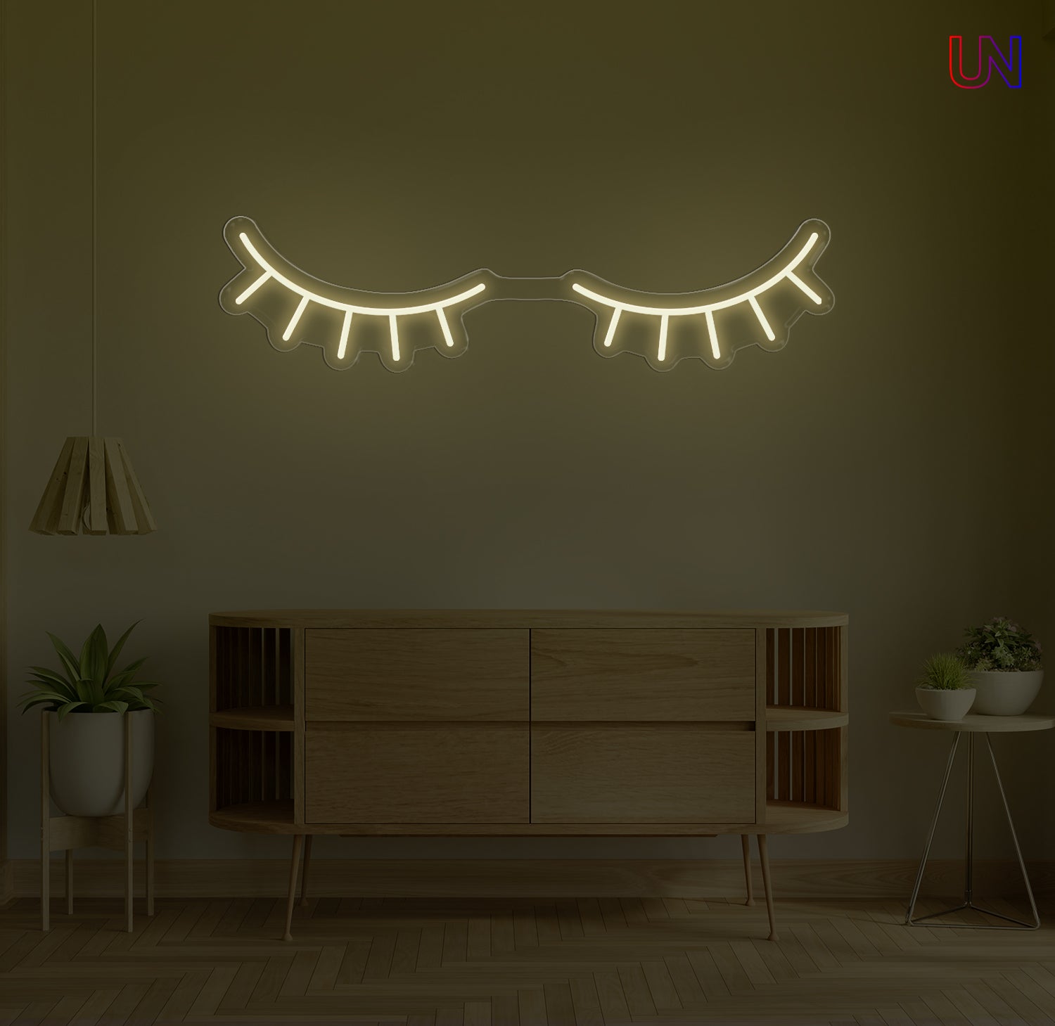 Eyelashes Neon Sign for Lash Studios, Salons & Beauty Spaces