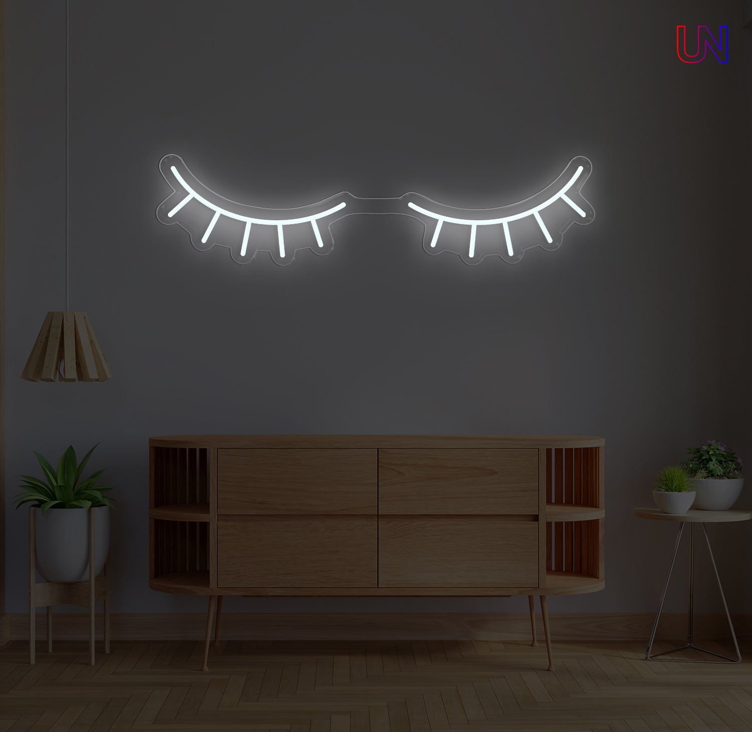 Eyelashes Neon Sign for Lash Studios, Salons & Beauty Spaces