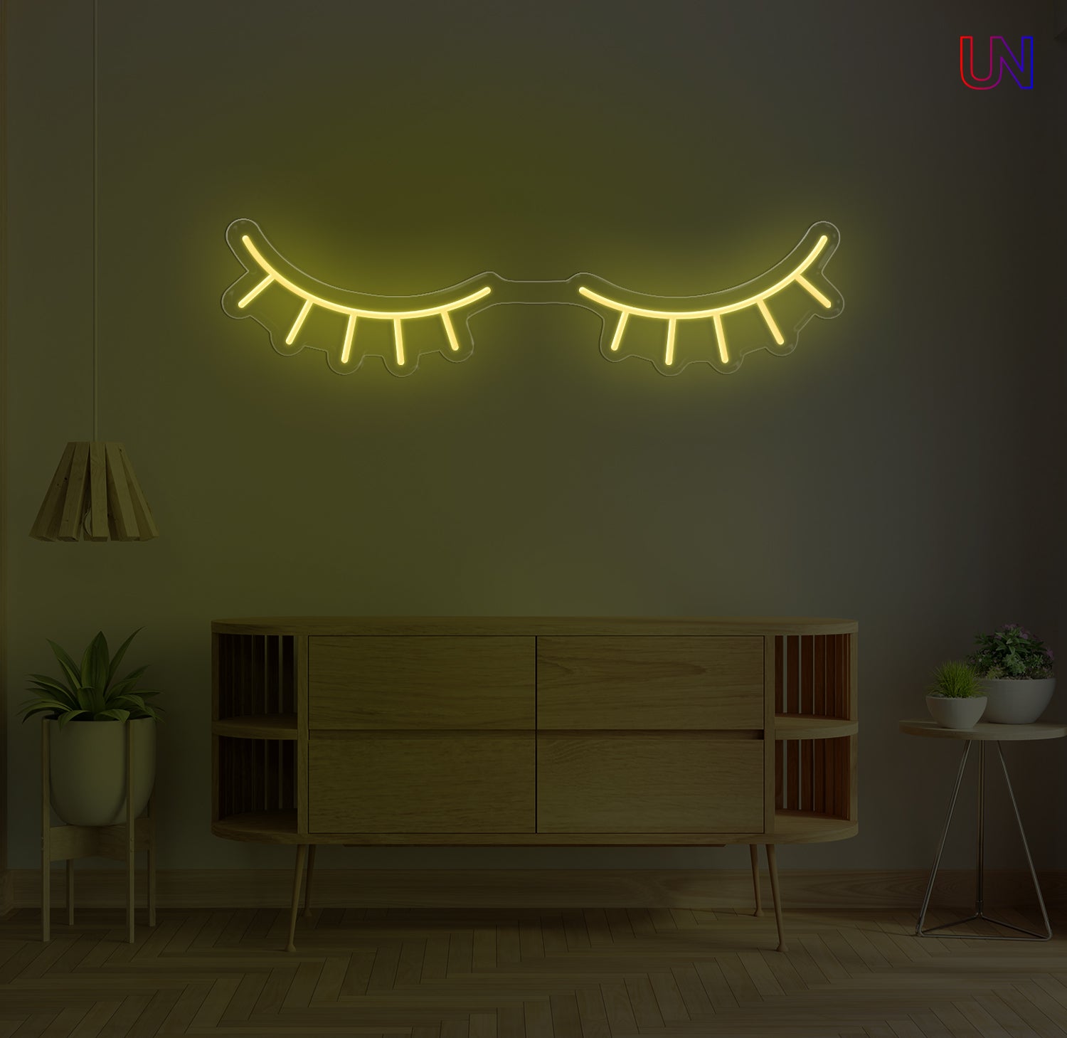 Eyelashes Neon Sign for Lash Studios, Salons & Beauty Spaces