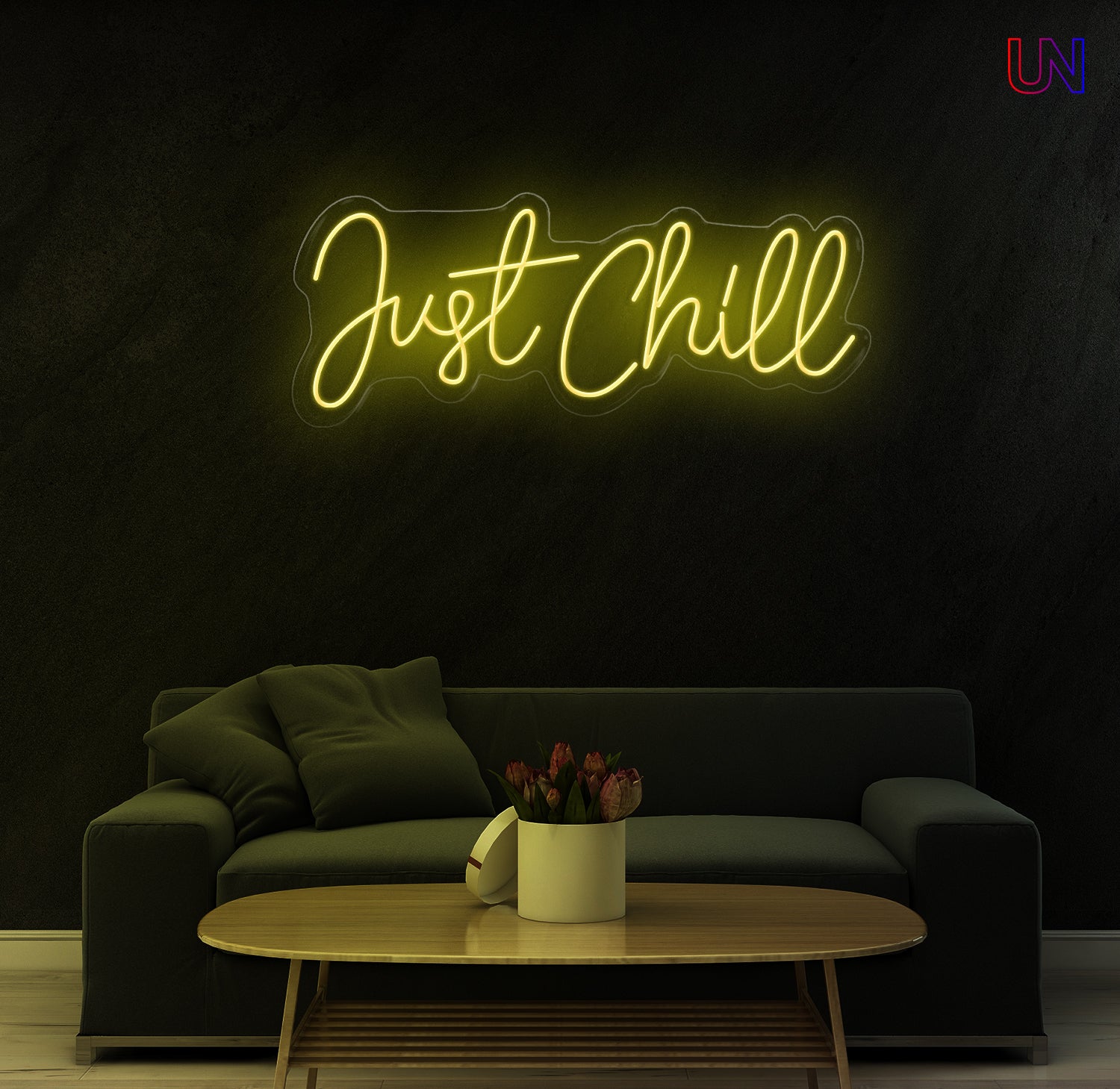 Just Chill custom Neon Sign for Lounge, Bedroom, Game Room