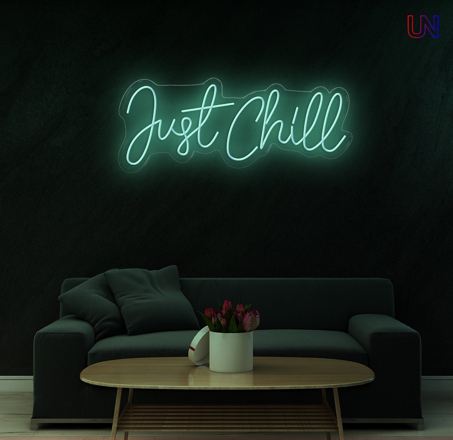 Just Chill custom Neon Sign for Lounge, Bedroom, Game Room