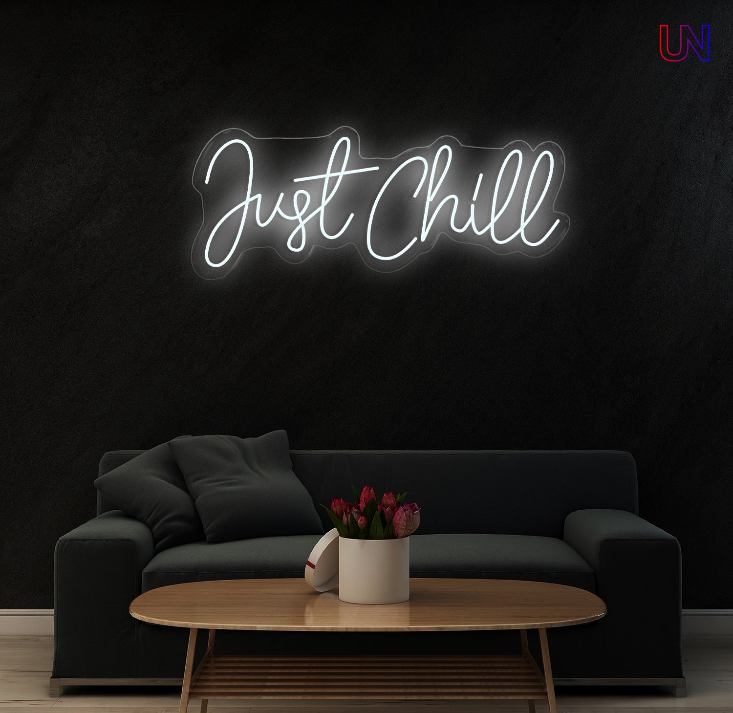 Just Chill custom Neon Sign for Lounge, Bedroom, Game Room
