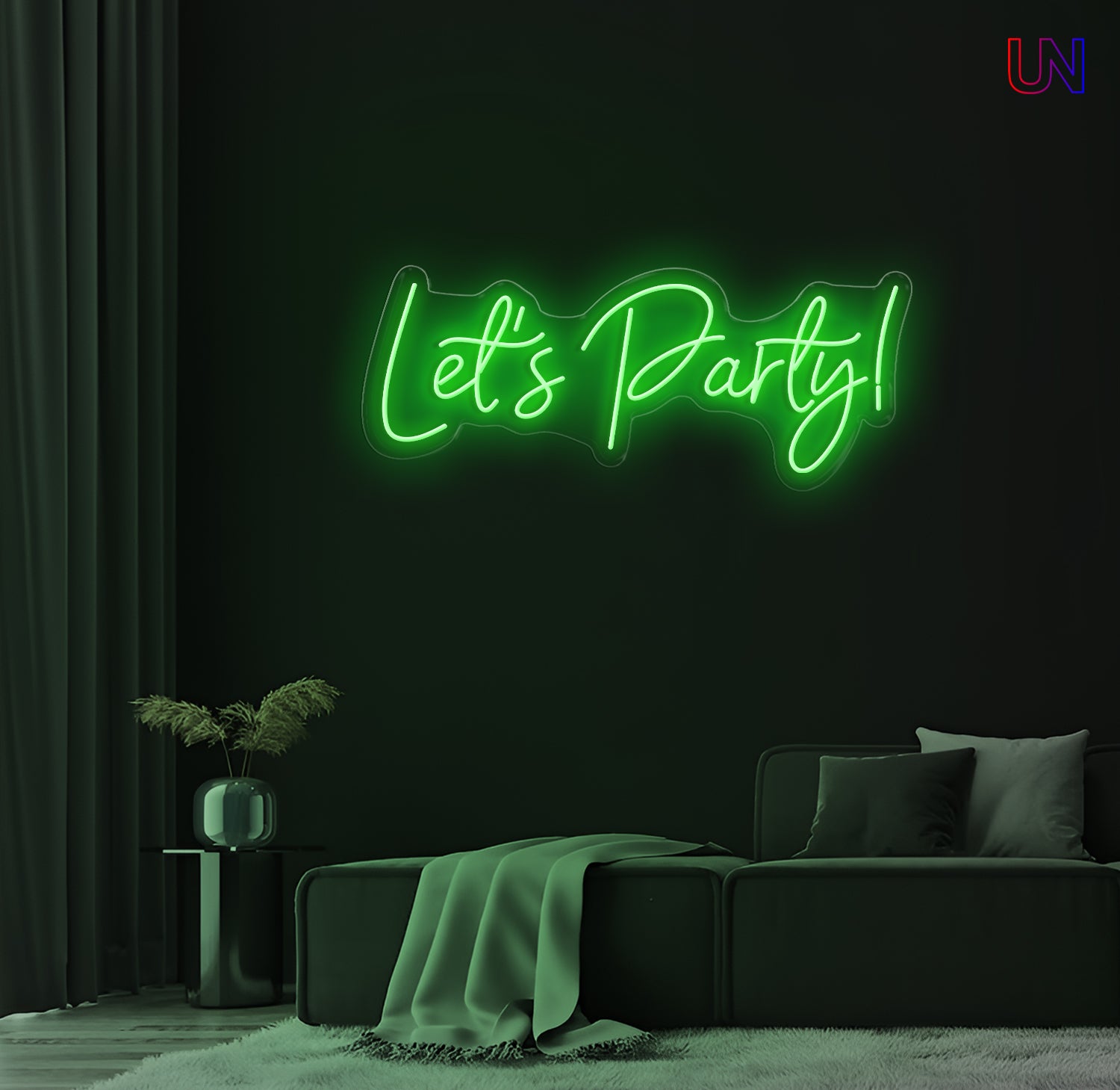 Let’s Party Neon Sign – Custom LED Neon for Events, Parties & Home Decor