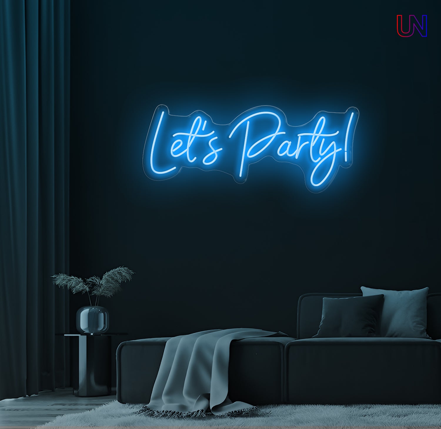 Let’s Party Neon Sign – Custom LED Neon for Events, Parties & Home Decor