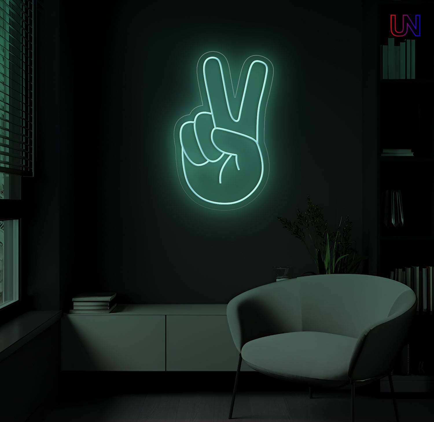 Peace Hand Neon Sign | Urban Now