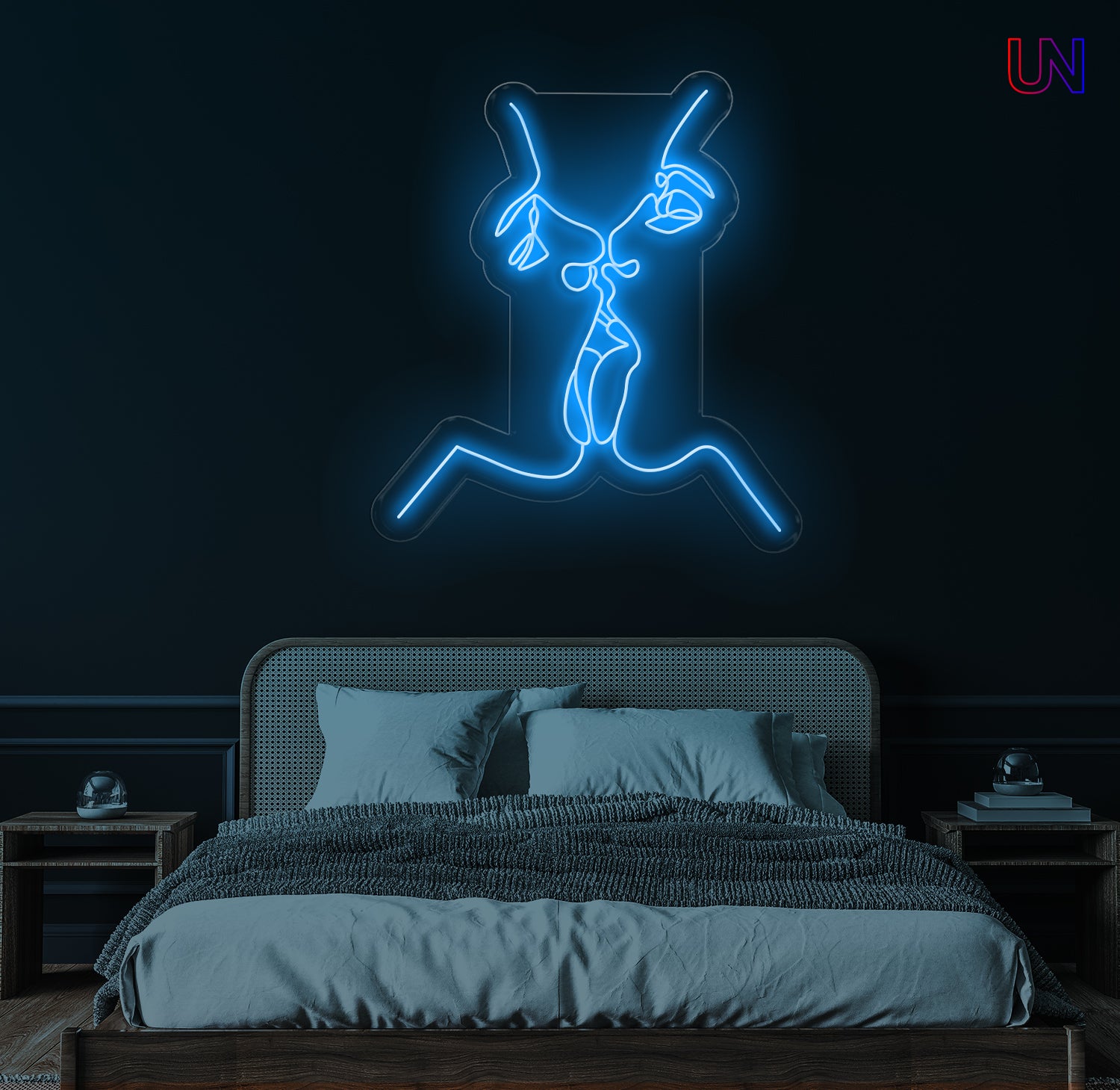 Romantic Couple Kiss – Custom Neon Sign