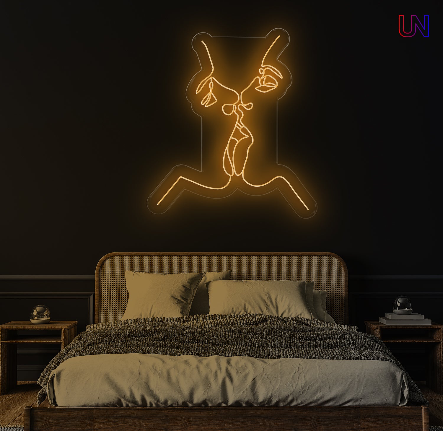 Romantic Couple Kiss – Custom Neon Sign