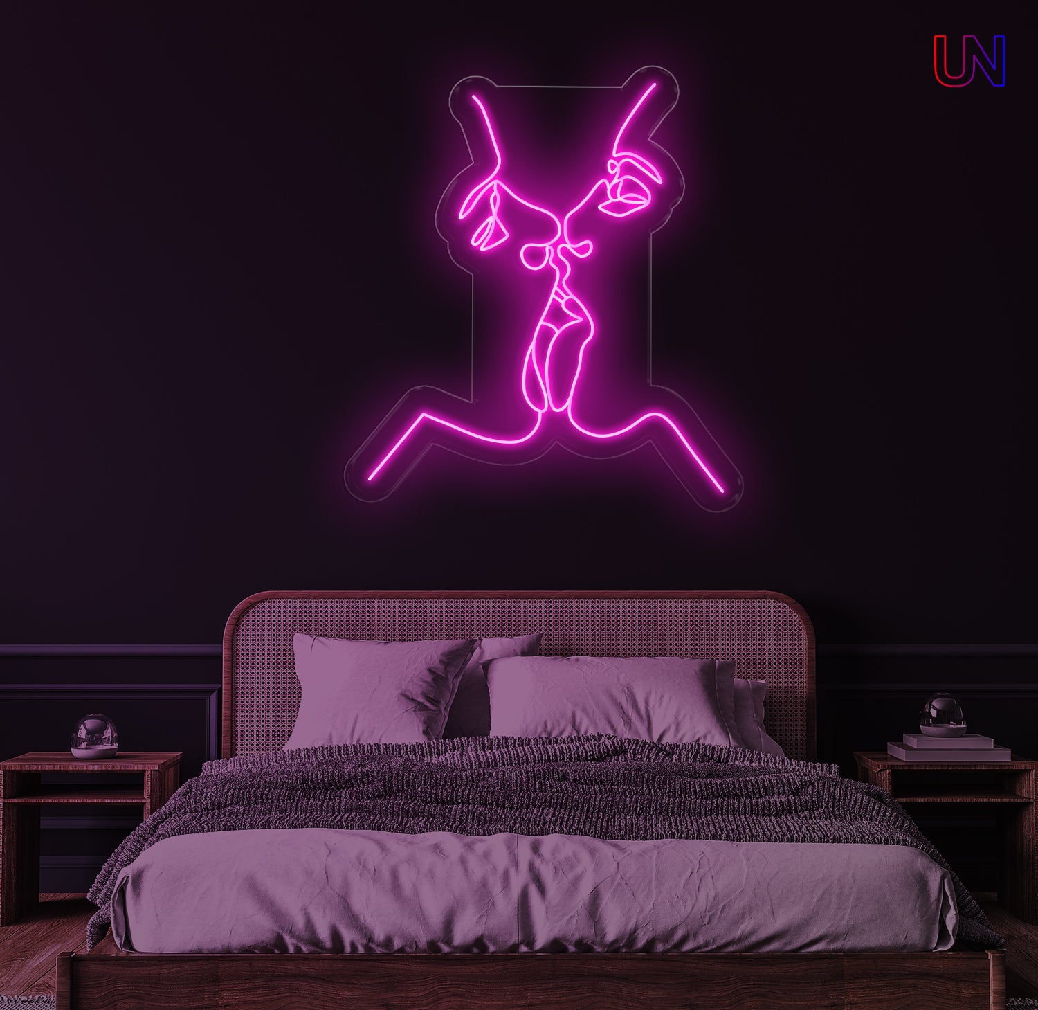 Romantic Couple Kiss – Custom Neon Sign