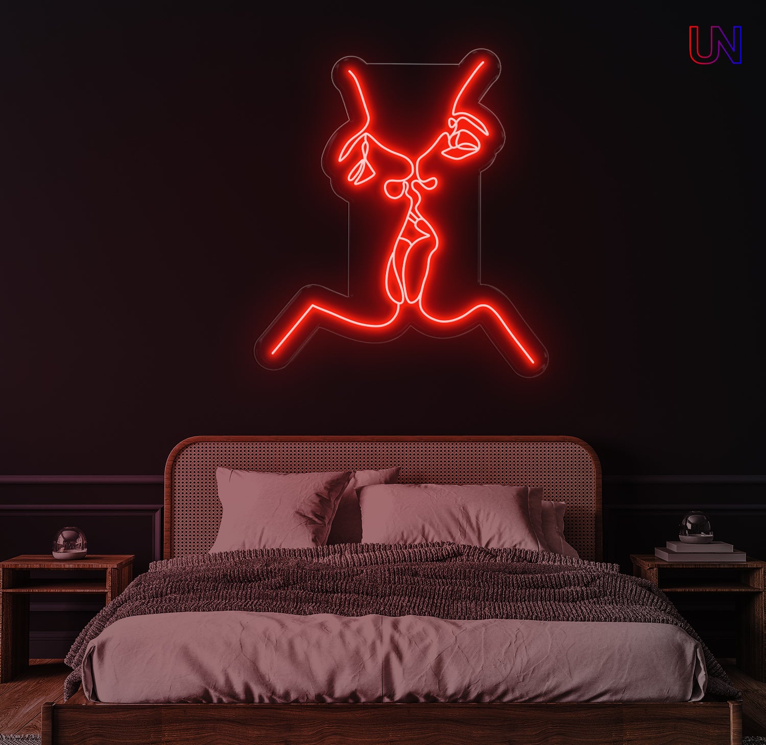 Romantic Couple Kiss – Custom Neon Sign