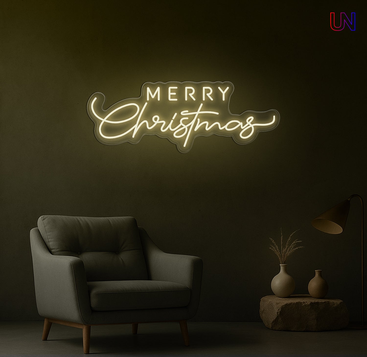 Merry Christmas Neon Sign – Holiday LED Wall Light for Home & Events