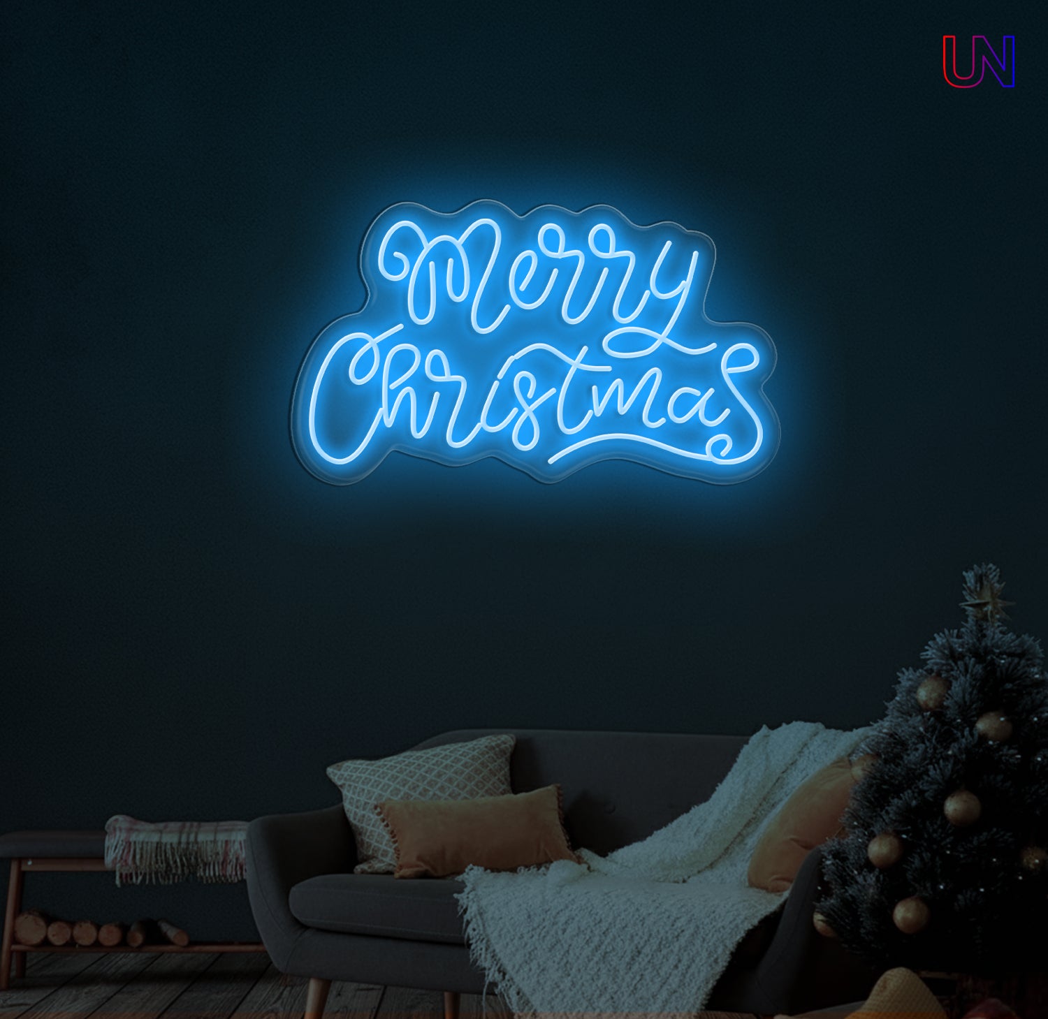 Merry Christmas Neon Sign – Holiday LED Wall Light for Home & Events