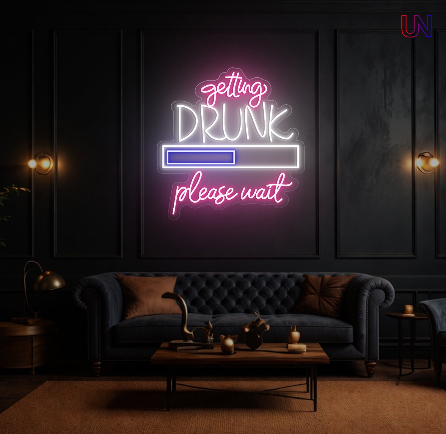 Getting Drink Custom Neon Sign