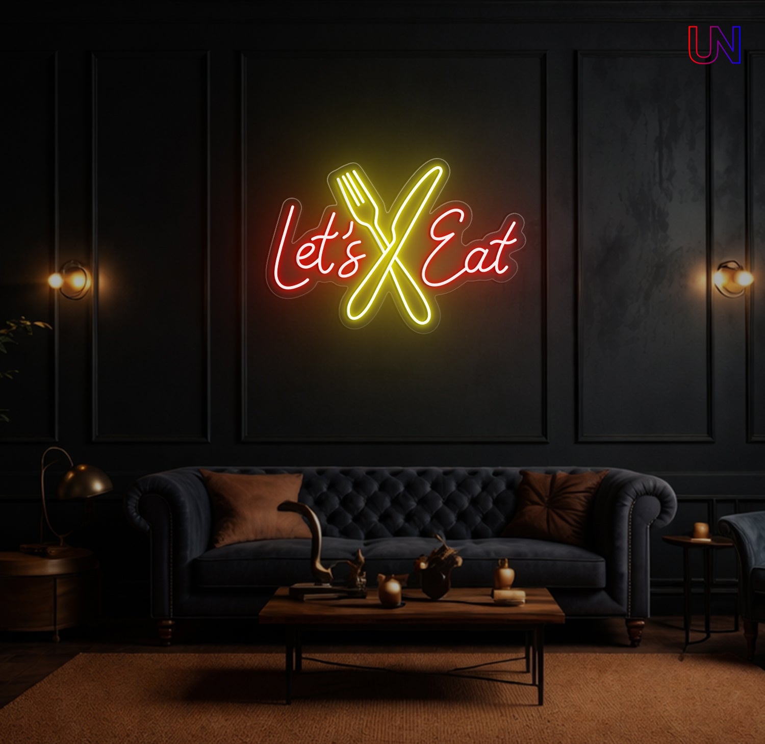 Let's Eat Custom Neon Sign