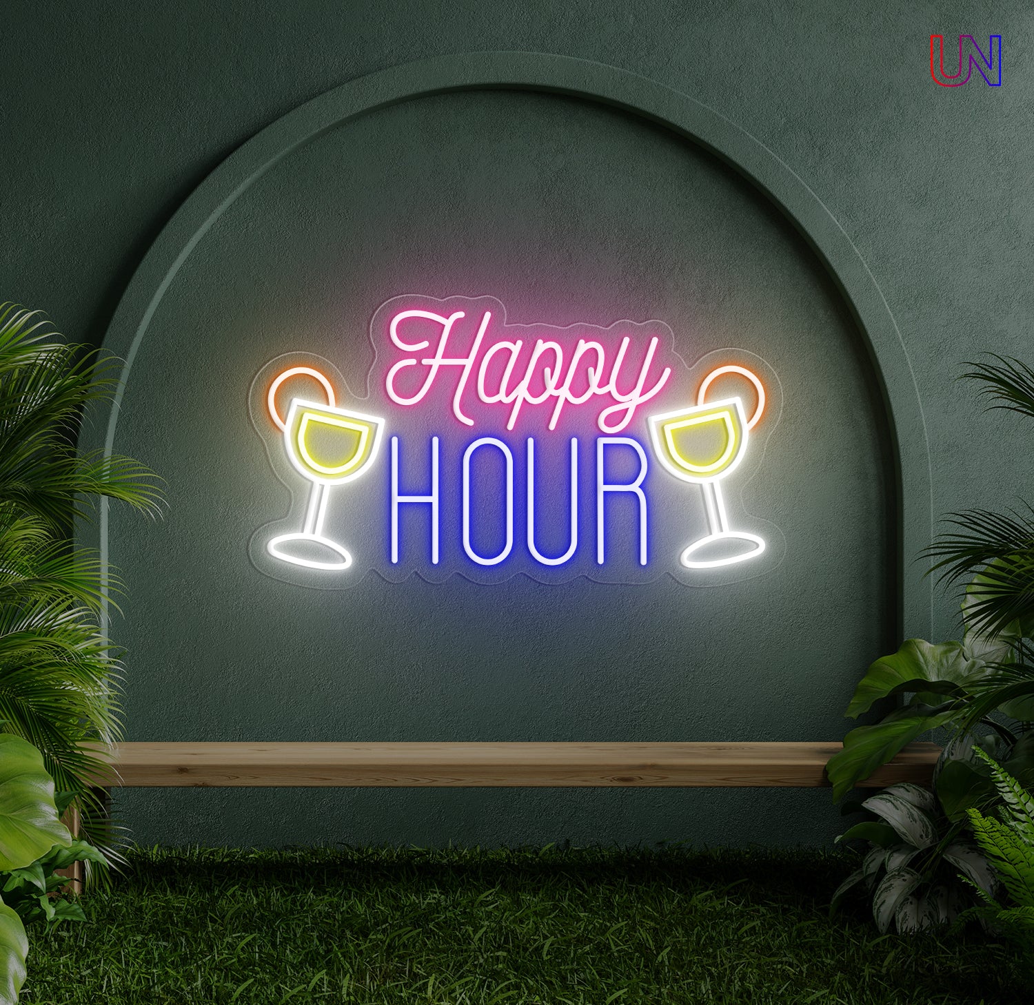 Happy Hour Custom Neon Sign