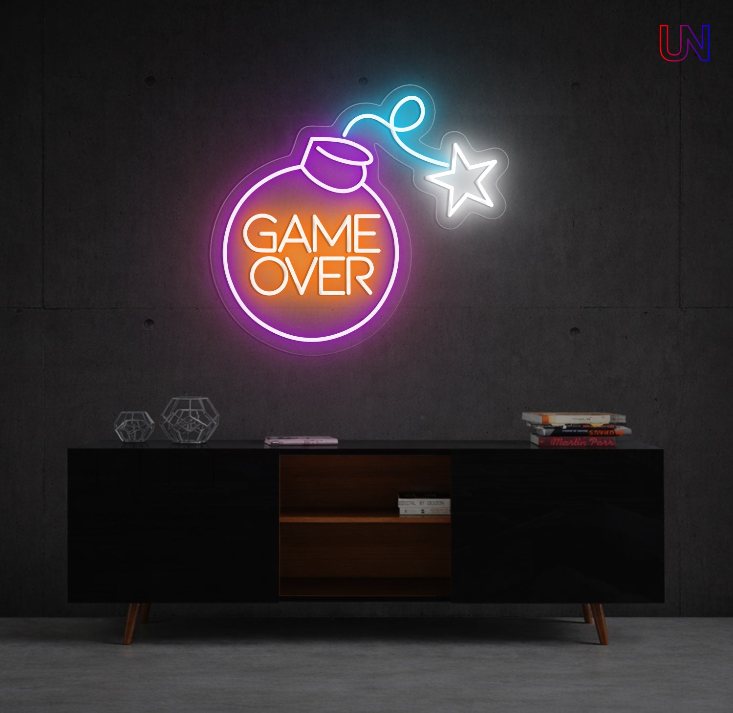 Game Over Custom Neon Sign