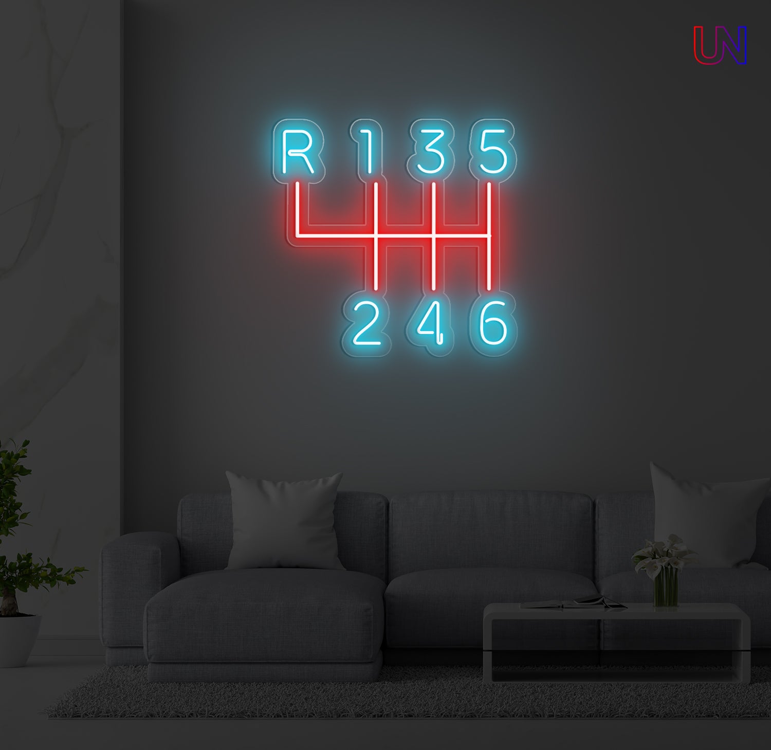 car gear box Custom Neon sign