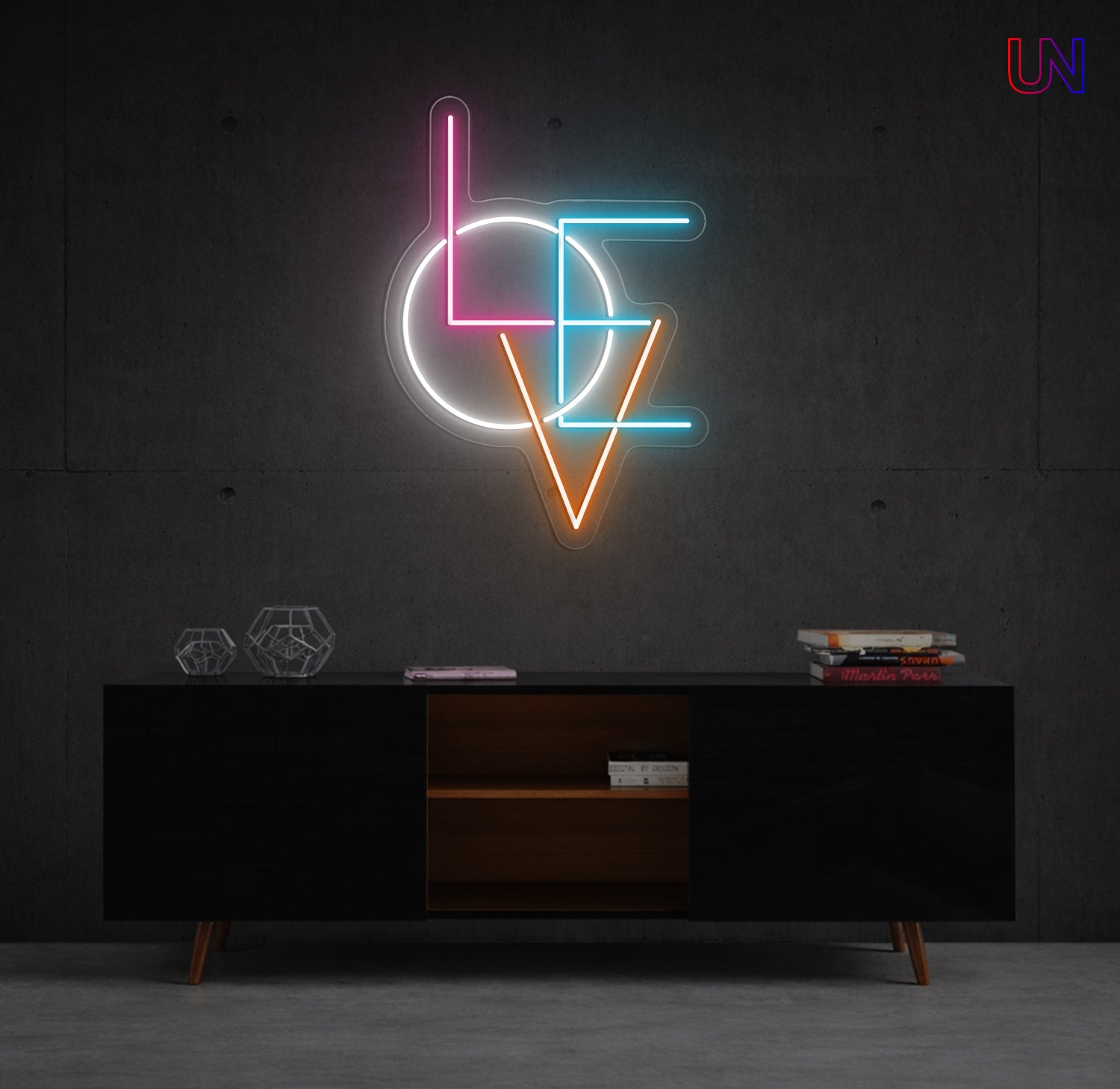 Love custom LED neon sign with romantic glow for bedroom or wedding decor - Urban Now Company Edmonton
