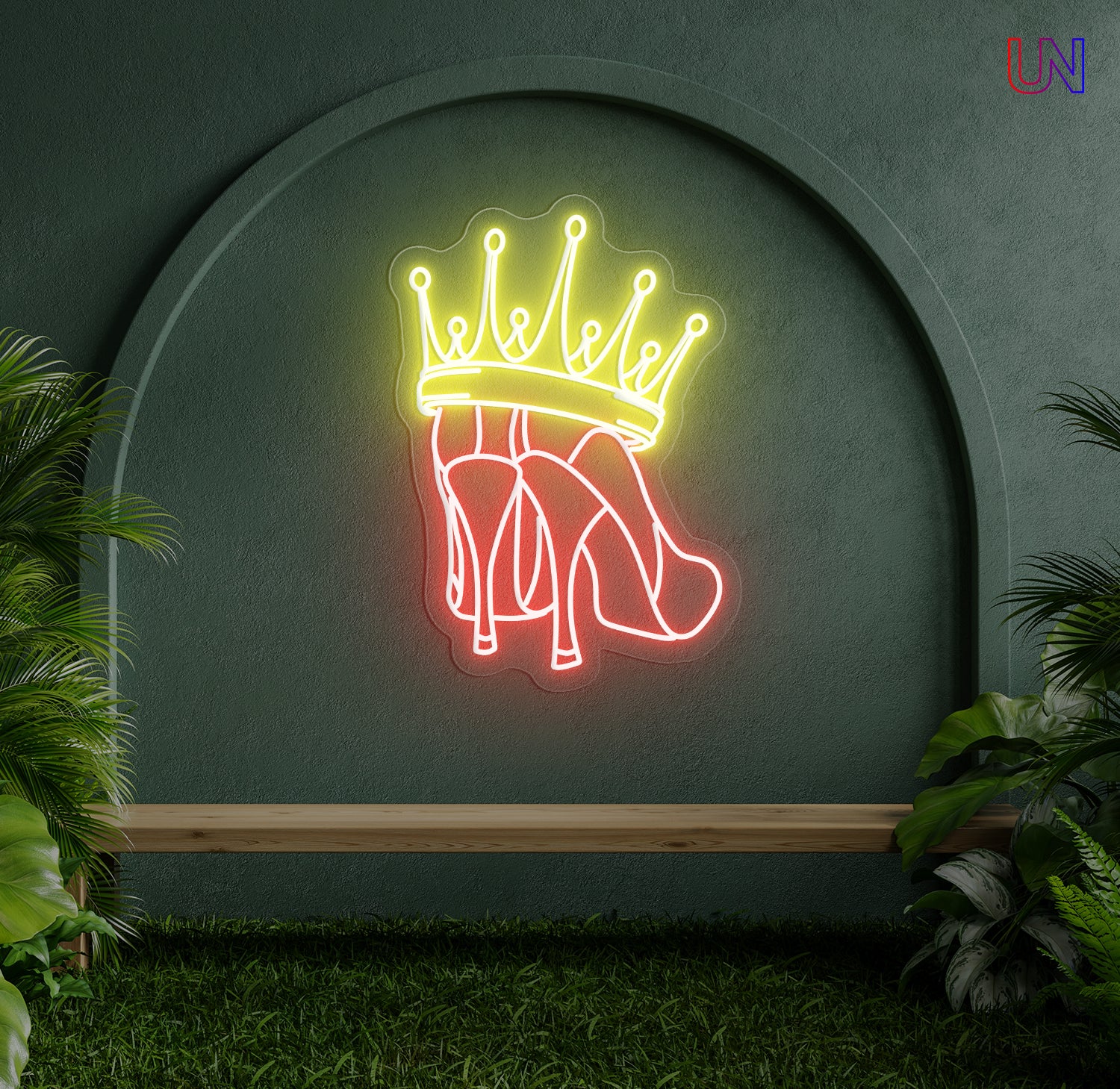 Queen Shoes Custom Neon Sign