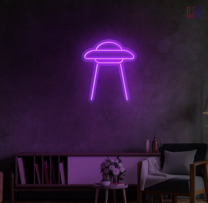 UFO Neon Sign | Space-Themed Custom Neon Sign