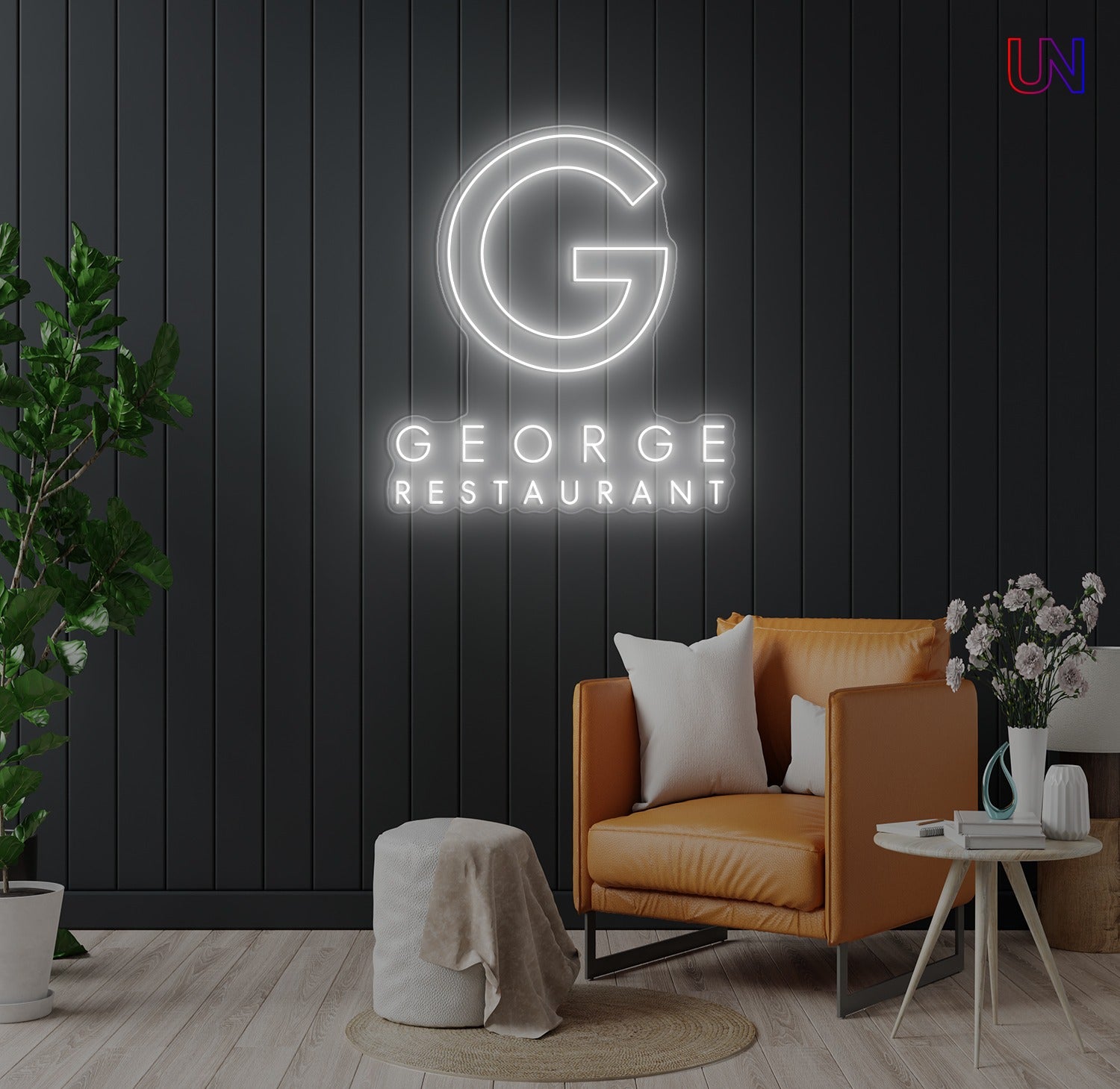 Custom  Neon Sign GEORGE Restaurant