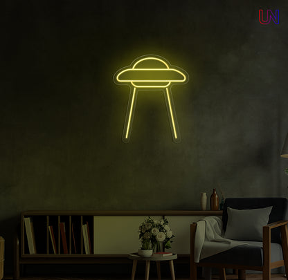 UFO Neon Sign | Space-Themed Custom Neon Sign
