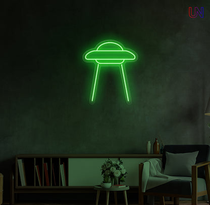 UFO Neon Sign | Space-Themed Custom Neon Sign