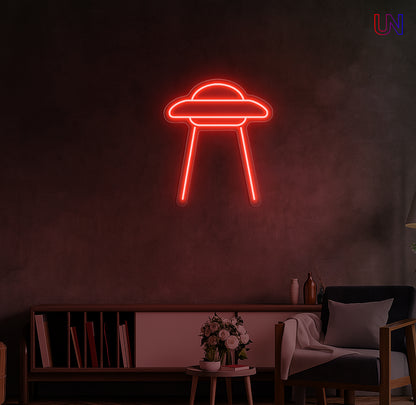 UFO Neon Sign | Space-Themed Custom Neon Sign