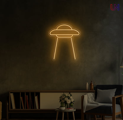 UFO Neon Sign | Space-Themed Custom Neon Sign