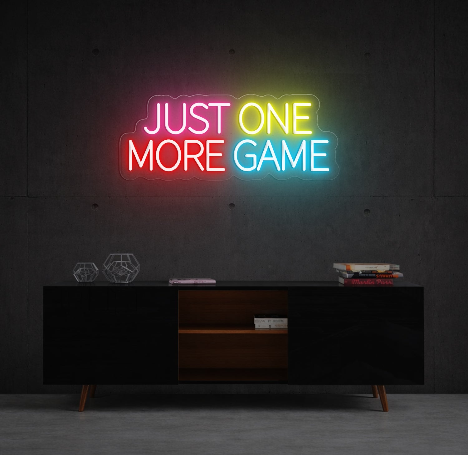 Just one more game  Custom Neon Sign