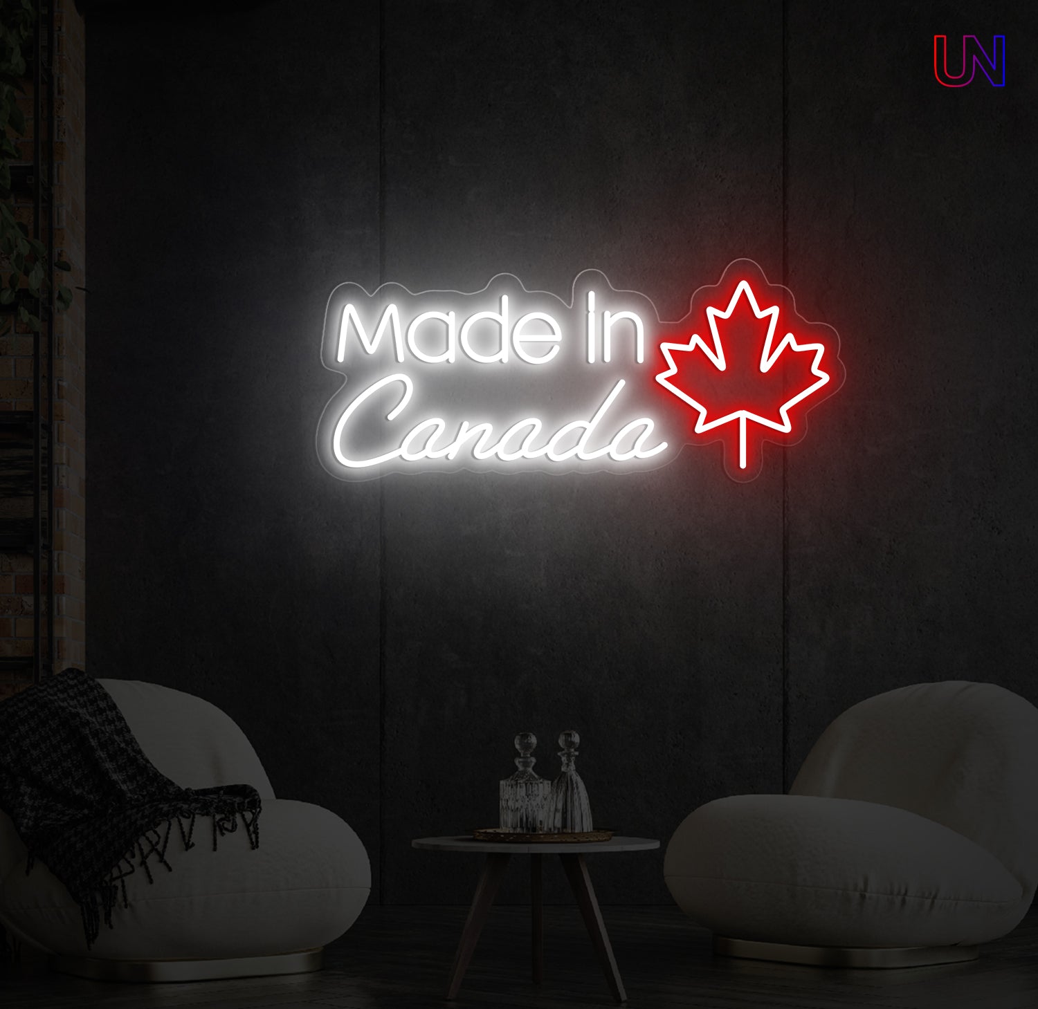 Made in Canada Neon Sign – Canadian LED Neon Light | Custom Neon Wall Decor