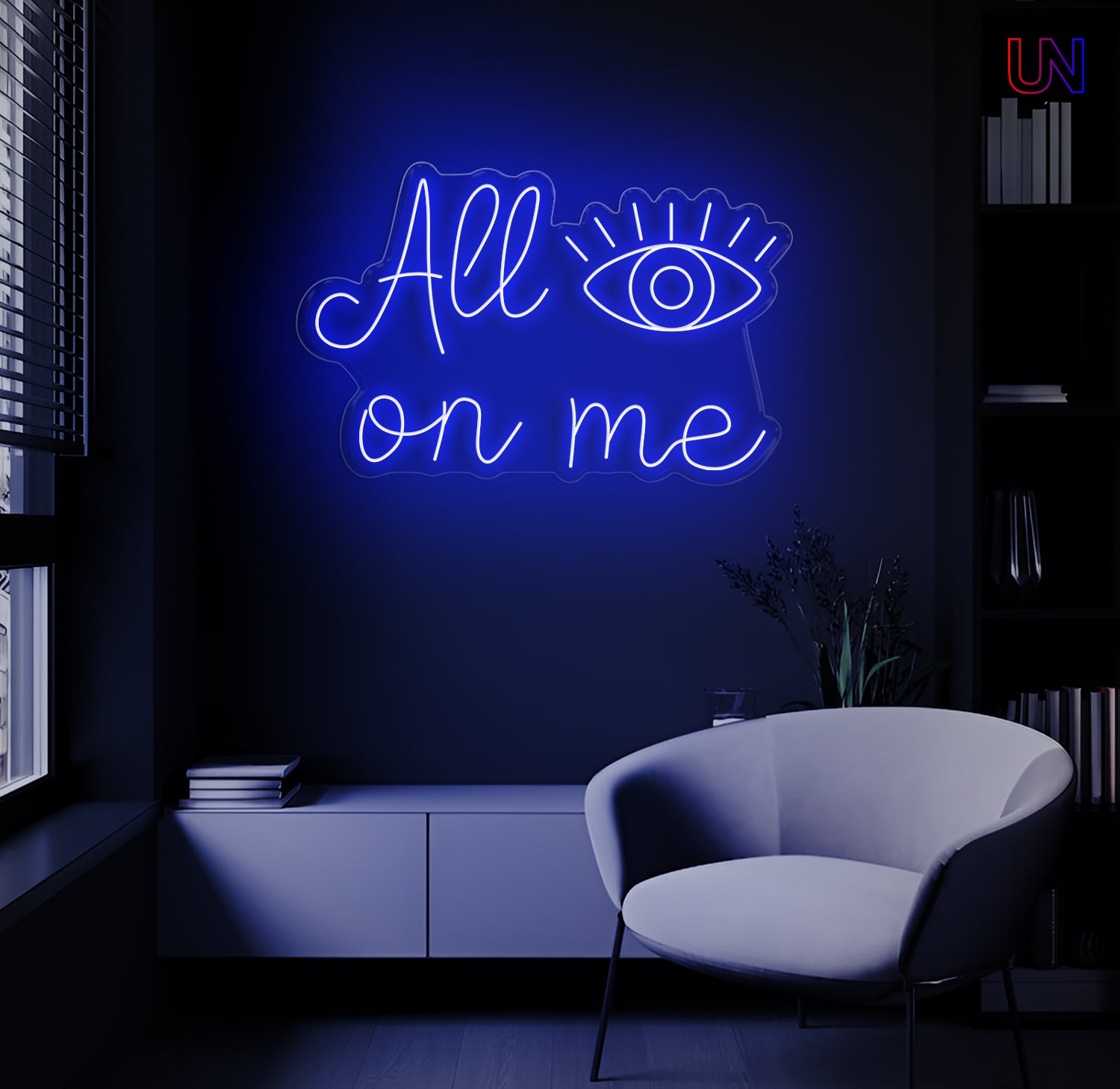 All On Me Custom Neon Sign –Eye-Catching neon Art for Bold Spaces