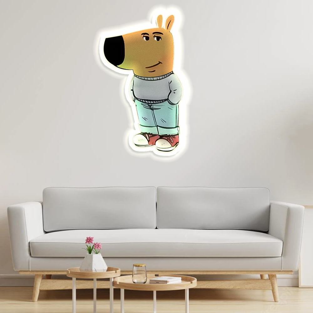 Chill Guy Neon Sign