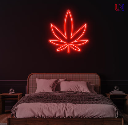 Cannabis Leaf  custom Neon Sign | Urban Now