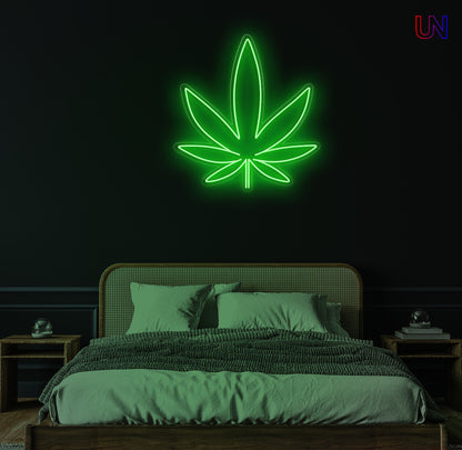 Cannabis Leaf  custom Neon Sign | Urban Now