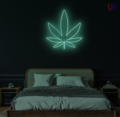 Cannabis Leaf  custom Neon Sign | Urban Now