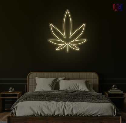 Cannabis Leaf  custom Neon Sign | Urban Now